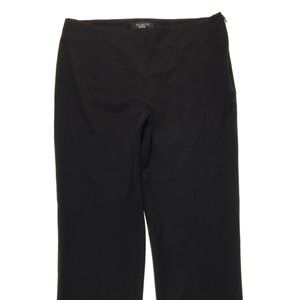 Talbots Womens Black Heritage Fit Side Zip Pants